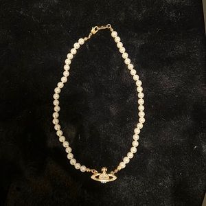 Vivienne Westwood Pearl Orb Necklace